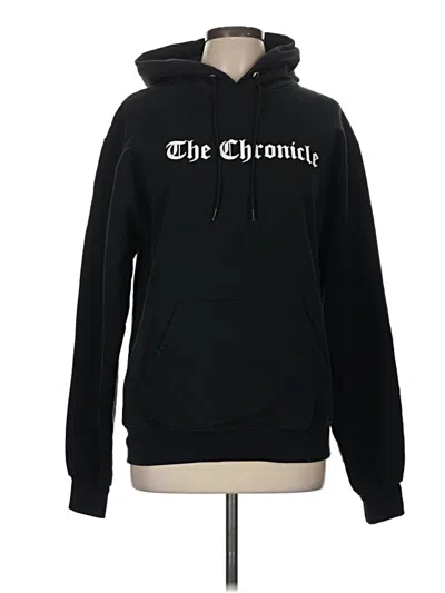 Pre-owned Champion Pullover Hoodie In Black