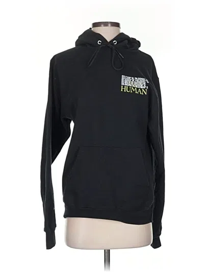 Pre-owned Champion Pullover Hoodie In Black