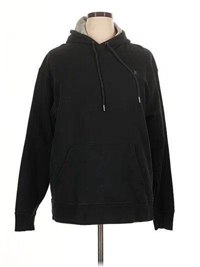 Pre-owned Champion Pullover Hoodie In Black