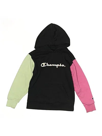 Pre-owned Champion Kids' Pullover Hoodie In Black
