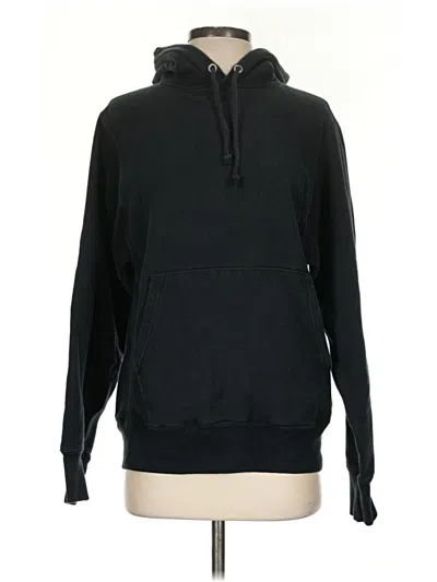 Pre-owned Champion Pullover Hoodie In Black