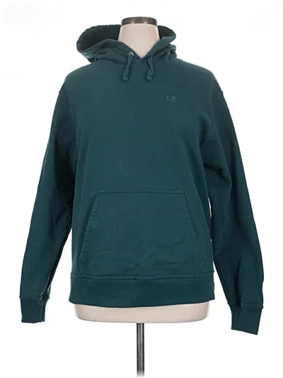 Pre-owned Champion Pullover Hoodie In Blue