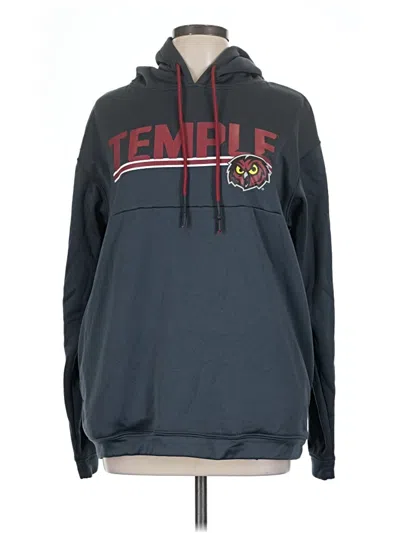 Pre-owned Champion Pullover Hoodie In Blue