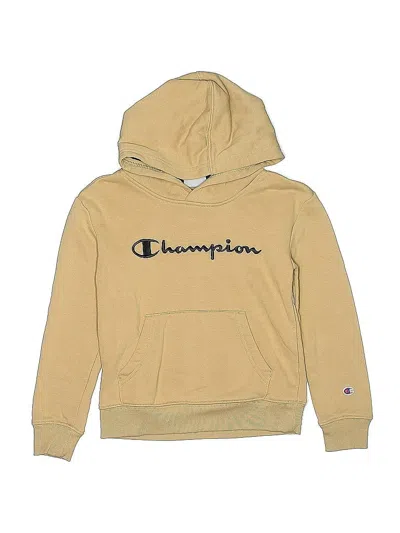 Pre-owned Champion Kids' Pullover Hoodie In Brown