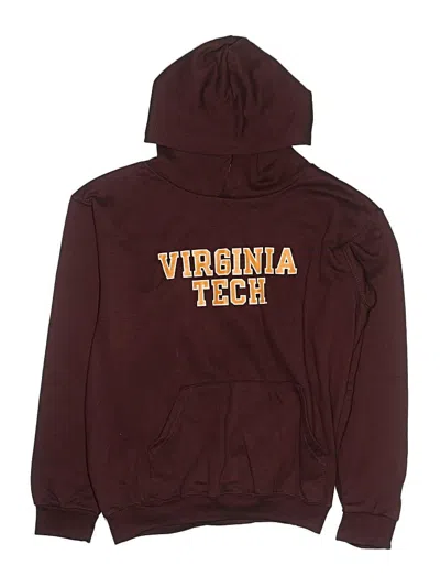 Pre-owned Champion Kids' Pullover Hoodie In Burgundy