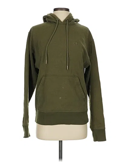 Pre-owned Champion Pullover Hoodie In Green