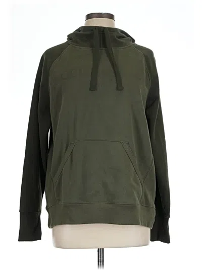 Pre-owned Champion Pullover Hoodie In Green