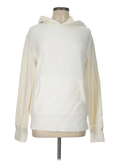 Pre-owned Champion Pullover Hoodie In Ivory