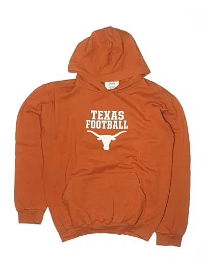 Pre-owned Champion Kids' Pullover Hoodie In Orange