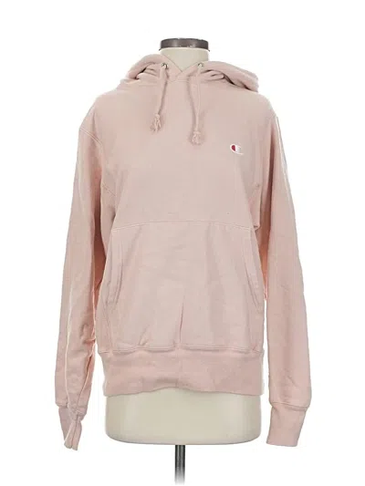 Pre-owned Champion Pullover Hoodie In Pink