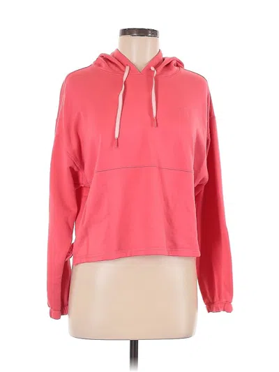 Pre-owned Champion Pullover Hoodie In Pink