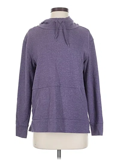 Pre-owned Champion Pullover Hoodie In Purple