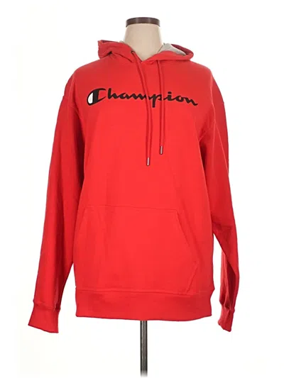 Champion Pullover Hoodie In Red