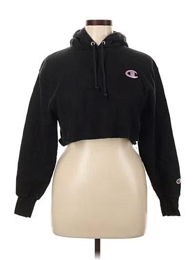 Pre-owned Champion Pullover Sweater In Black