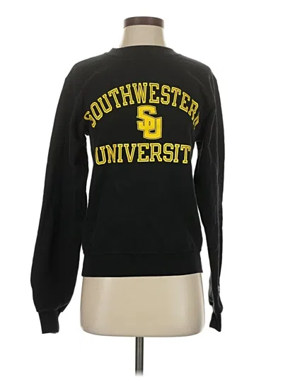 Pre-owned Champion Pullover Sweater In Black