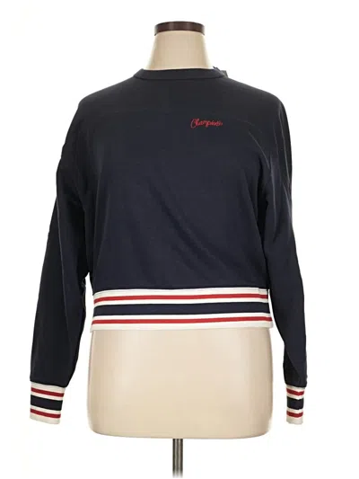 Pre-owned Champion Pullover Sweater In Black