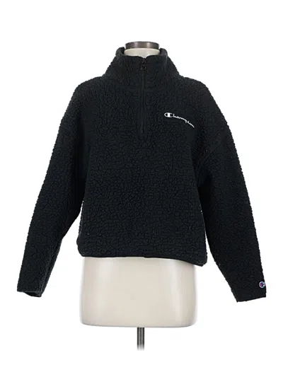 Pre-owned Champion Pullover Sweater In Black