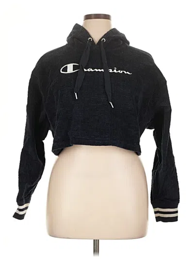 Pre-owned Champion Pullover Sweater In Black