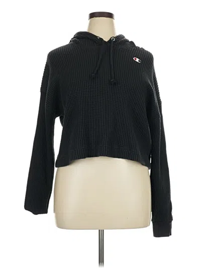 Pre-owned Champion Pullover Sweater In Black