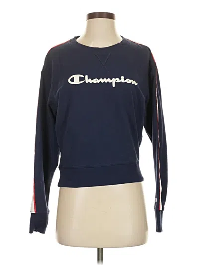 Pre-owned Champion Pullover Sweater In Blue