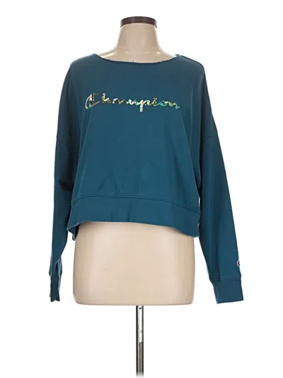 Pre-owned Champion Pullover Sweater In Blue