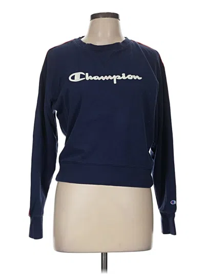 Pre-owned Champion Pullover Sweater In Blue