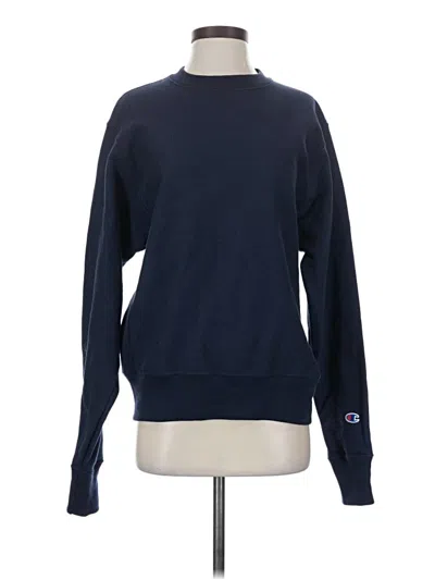 Pre-owned Champion Pullover Sweater In Blue