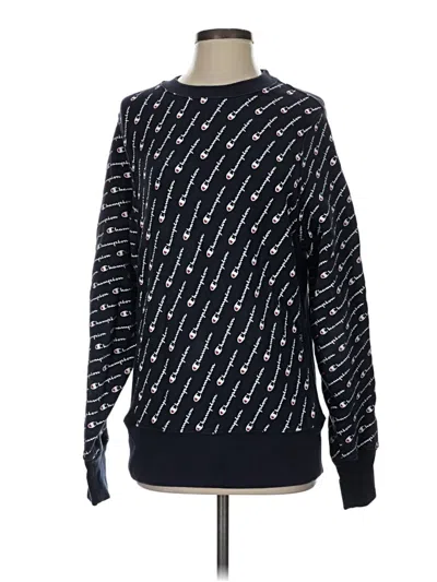 Pre-owned Champion Pullover Sweater In Blue