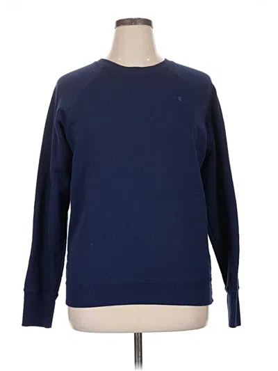 Pre-owned Champion Pullover Sweater In Blue