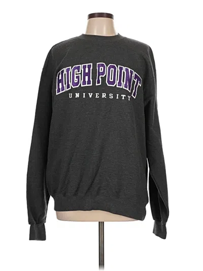 Pre-owned Champion Pullover Sweater In Gray