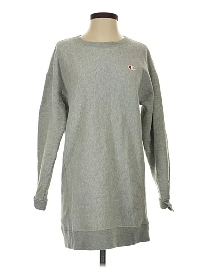 Pre-owned Champion Pullover Sweater In Gray