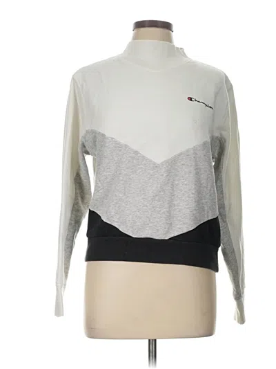 Pre-owned Champion Pullover Sweater In Gray