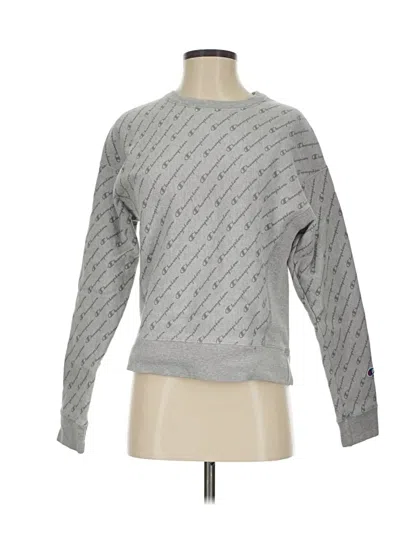 Pre-owned Champion Pullover Sweater In Gray