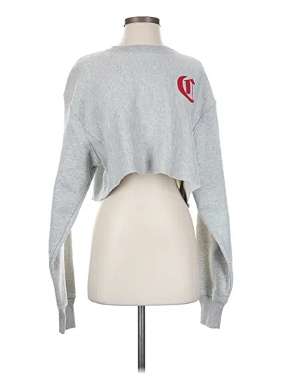 Pre-owned Champion Pullover Sweater In Gray