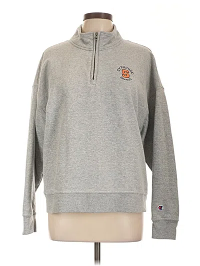 Pre-owned Champion Pullover Sweater In Gray
