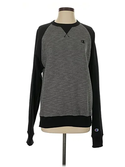 Pre-owned Champion Pullover Sweater In Gray