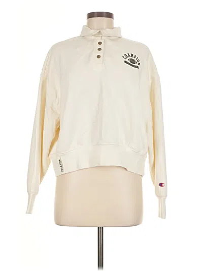 Pre-owned Champion Pullover Sweater In Ivory