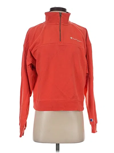 Pre-owned Champion Pullover Sweater In Orange
