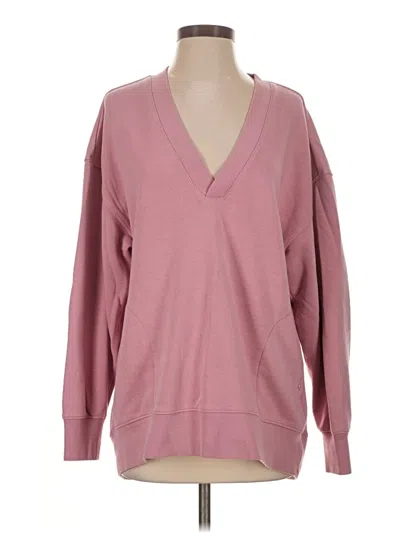 Pre-owned Champion Pullover Sweater In Pink