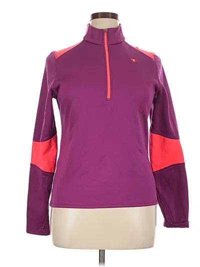 Pre-owned Champion Pullover Sweater In Purple