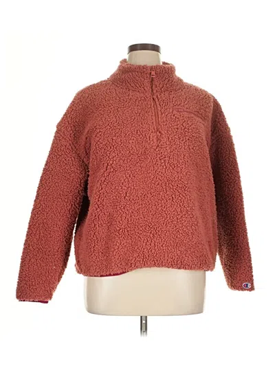 Pre-owned Champion Pullover Sweater In Red