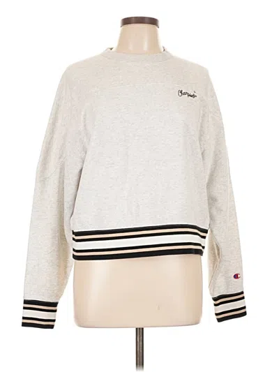 Pre-owned Champion Pullover Sweater In Silver