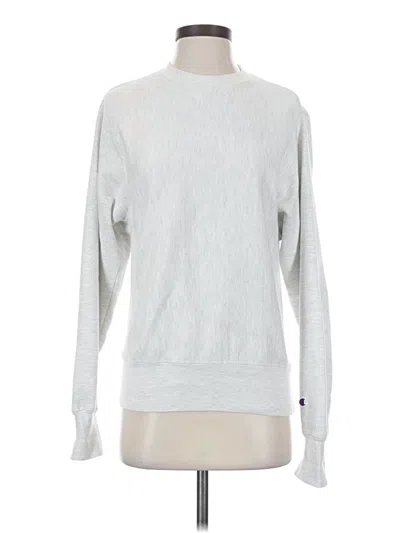 Pre-owned Champion Pullover Sweater In Silver