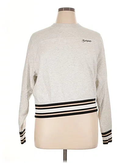 Pre-owned Champion Pullover Sweater In Silver