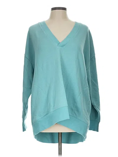 Pre-owned Champion Pullover Sweater In Teal