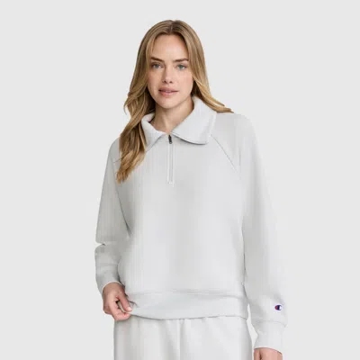 Champion Quarter- Zip Pullover In Dawn Blue
