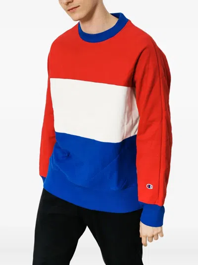 Champion Quilted-detail Sweater In Multi