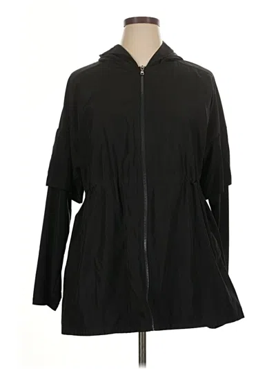 Pre-owned Champion Raincoat In Black