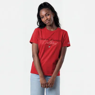 Champion Red Georgia Bulldogs Lifestyle T-shirt