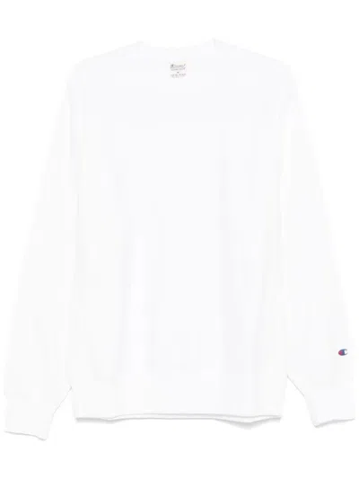 Champion Relaxed Crewneck Sweatshirt In White